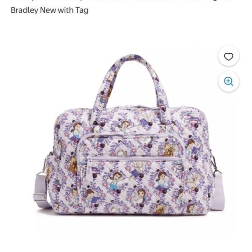 Last one! Disney Parks Beauty and the Beast Weekender bag new